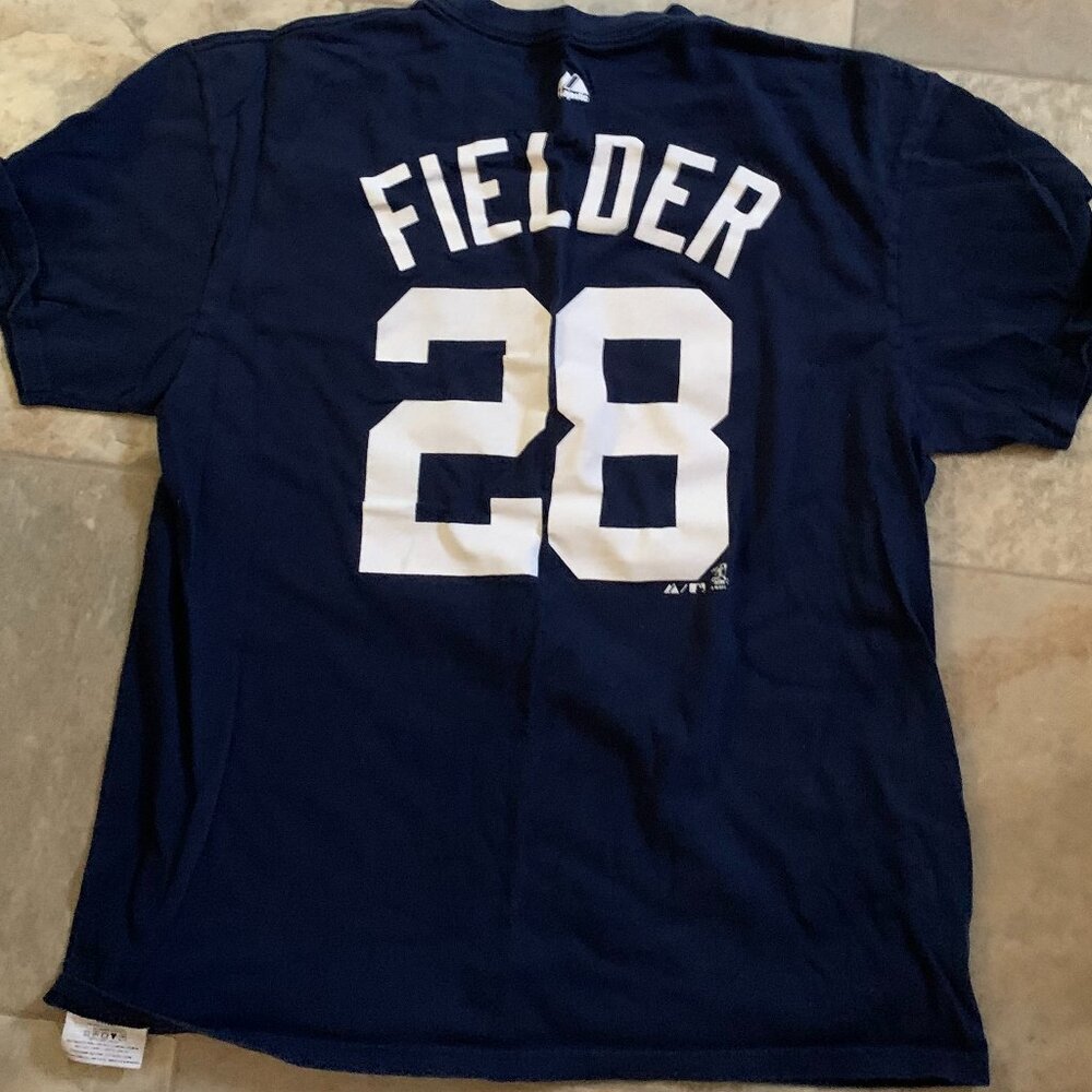 detroit tigers tee shirt   fielder